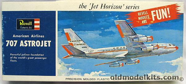 Revell 1/140 American Air Lines Boeing 707 Astrojet Jet Horizons Series, H243-100 plastic model kit